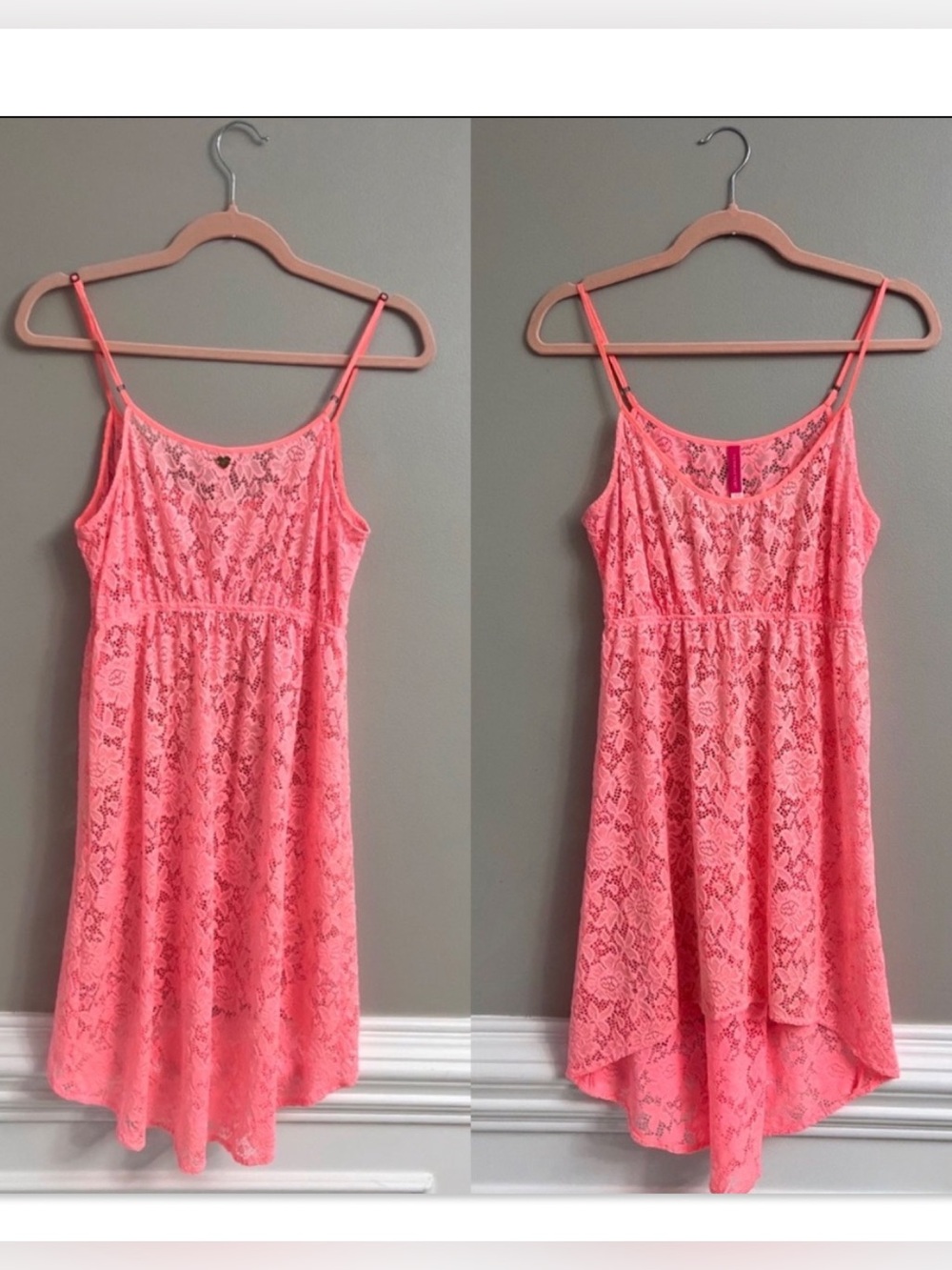 Victoria's Secret Coral Lace Dress